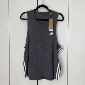 Women’s Adidas Aeroready 3 Stripes Training Tank Top Size 2XL
